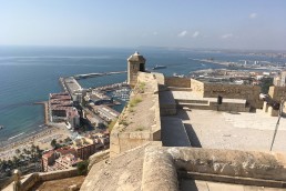 Paisaje de Alicante desde el Castillo de Santa Bárbara